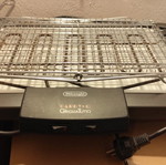 Delonghi electric grill with rotating base