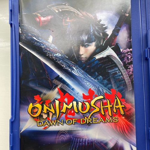 Onimusha Dawn of Dreams PlayStation 2 used, double CD with manual