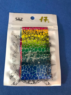 Holo Cracks Nail Art Foil Wrap αυτοκόλλητα νυχιών καινούργια