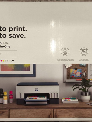 HP Smart Tank 675 All-in-One Έγχρωμο Πολυμηχάνημα Inkjet με WiFi και Mobile Print καινούργιο