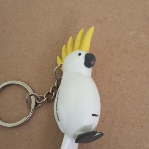 Parrot Keychain with Sound like new