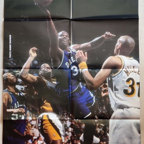 Rare double poster Michael Jordan & Jamal Mashburn like new