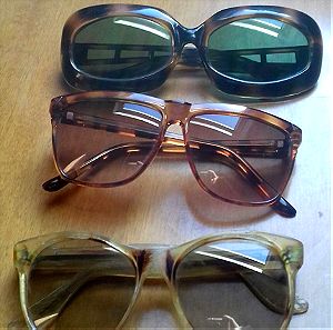 Πακετο 3 vintage γυαλια ηλιου δεκαετιας '70