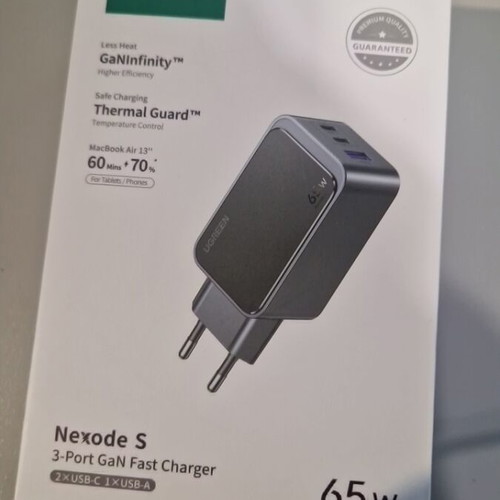 Ugreen Nexode S 65W 3-Port GaN Fast Charger
