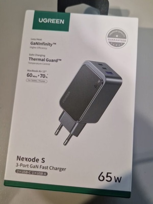 Ugreen Nexode S 65W 3-Port GaN Fast Charger
