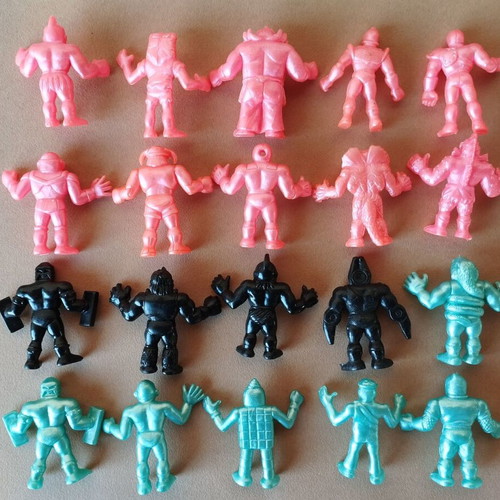 Cosmix aliens used, pack of 8 figures (El Greco)