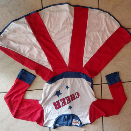 Children's carnival cheerleader costume Carnival like new with pom poms