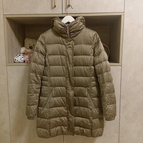 Feyem women's down jacket like new, size S, beige