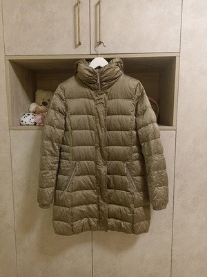 Feyem women's down jacket like new, size S, beige