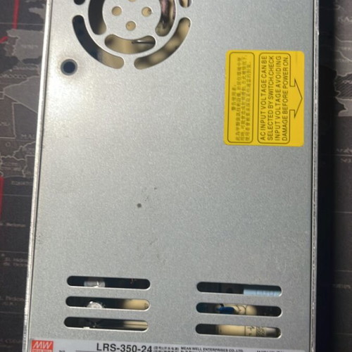 CCTV system power supply LRS-350-24 used
