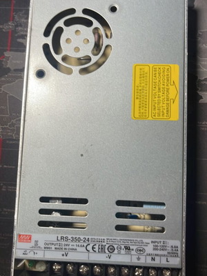 CCTV system power supply LRS-350-24 used