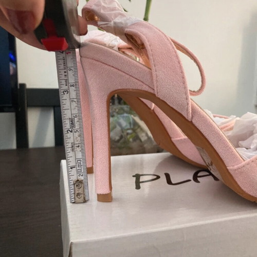 Pink slingback pumps new, size 38, velvet texture