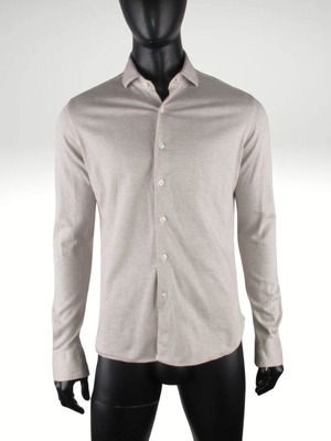 Orian Fluid Evolution men's shirt size M L beige 100% cotton like new