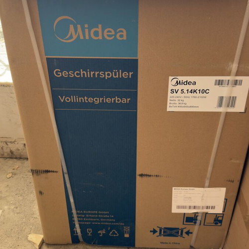 Kitchen cabinets 3.5m with built-in Hoover fridge and Midea dishwasher new