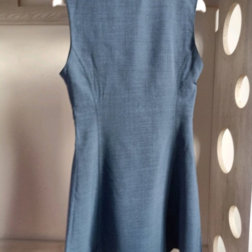 Cacharel dress like new with scarf, size M, blue
