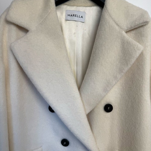 Marella coat new in classic white design