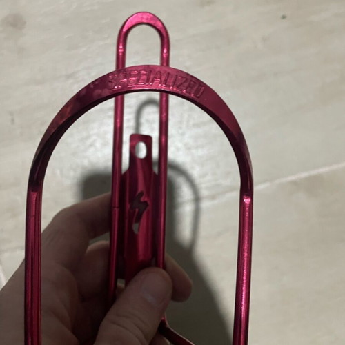 Specialized aluminum bicycle water bottle cage used