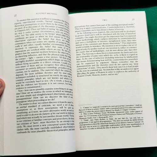 Βιβλίο Paul Feyerabend Against Method μεταχειρισμένο