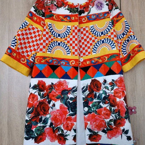 Primavera coat colorful like new, spring-summer with lining