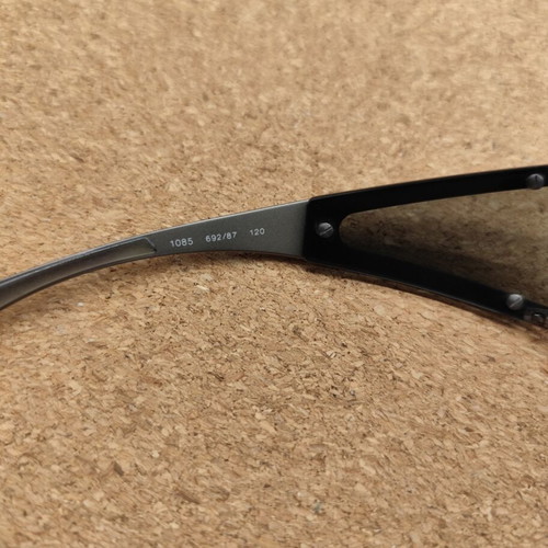 Salvatore Ferragamo Eyewear vintage futuristic wraparound like new full set