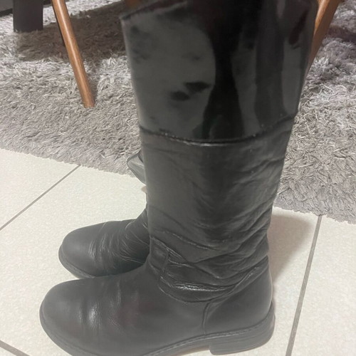 Lapin Leather Girls' Boots Used Black Size 32
