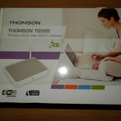 Thomson TG585 ADSL2+ router used