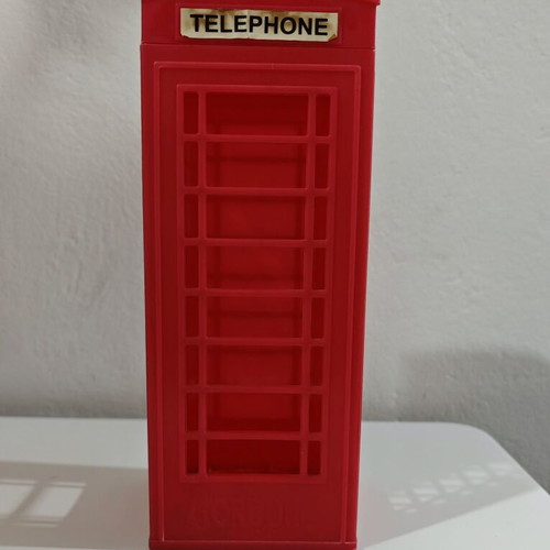 Gordon's collectible bottle holder used, telephone booth design