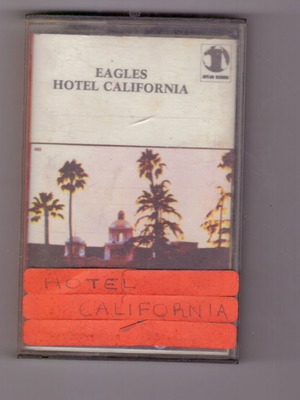 Eagles Hotel California cassette used, classic rock country rock