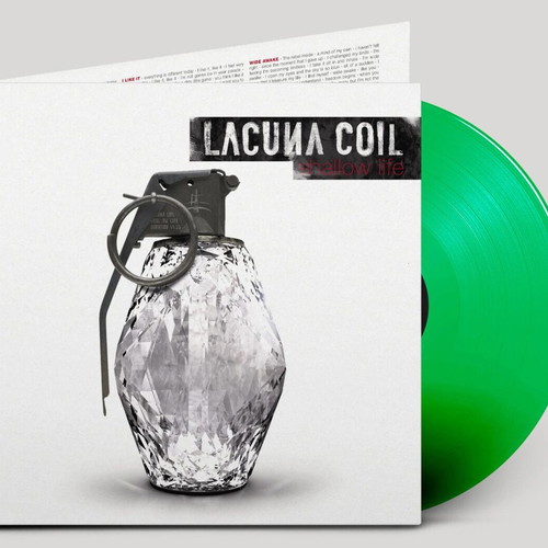 Lacuna Coil Shallow Life 2023 Limited Edition Green Vinyl LP New