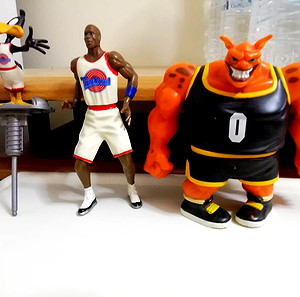 Συλλεκτικές Φιγούρες Space Jam 1996 Michael Jordan + 1 από τα Τέρατα + Daffy Duck