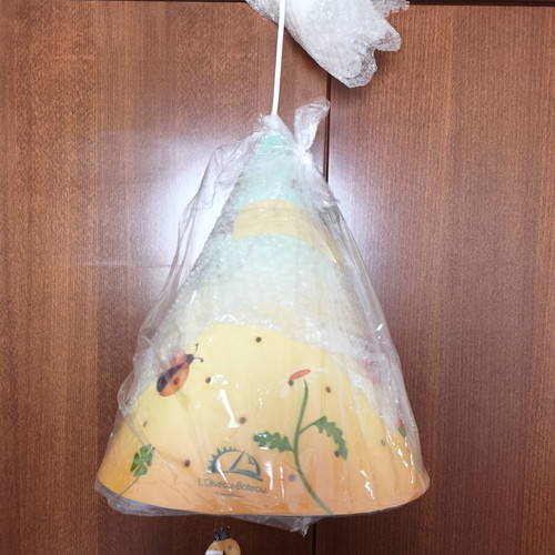 Children's Ceiling Light L’oiseau bateau New, Hand-Painted Metal