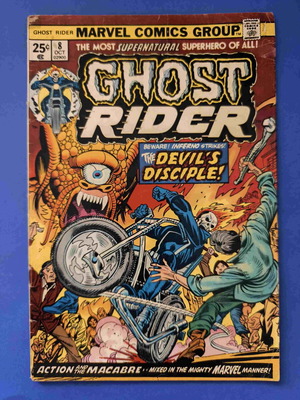Ghost Rider 8 κόμικ μεταχειρισμένο, μετρία κατάσταση