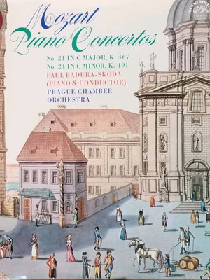 Mozart Piano Concertos No. 21 K. 467 & No. 24 K. 491 vinyl like new, classical