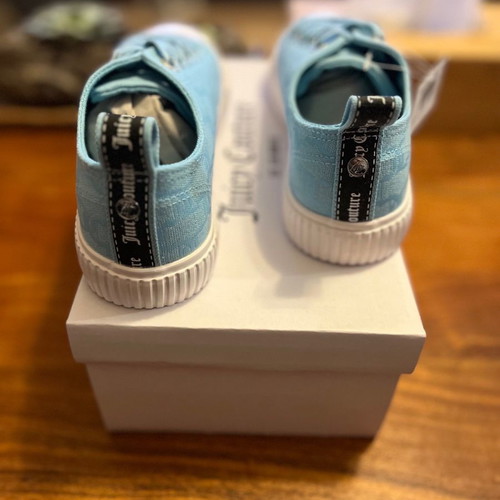 Juicy Couture athletic shoes new, size 38, blue, wide fit