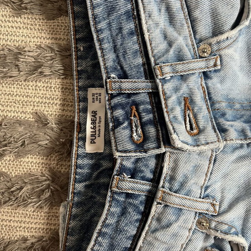 Pull & Bear denim jeans like new, blue and turquoise, size XXS