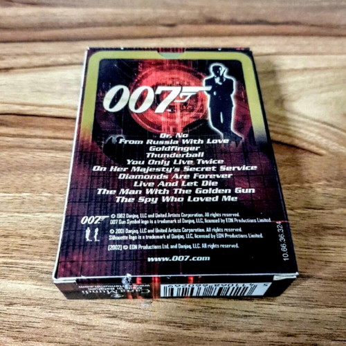 James Bond 007 playing cards new with 52 original images from first 10 films