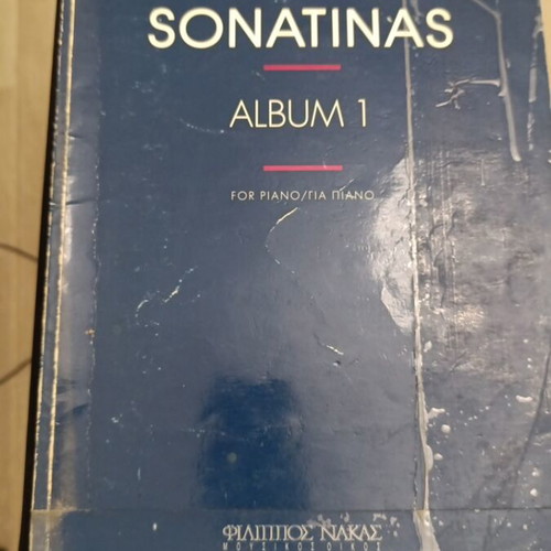 Sonatinas Album 1 piano music book refurbished