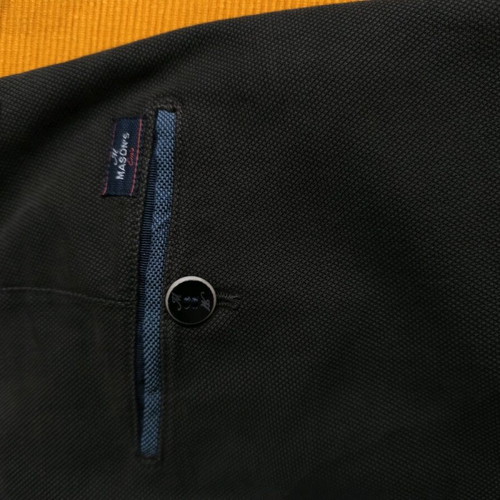 Mason's men's fabric pants dark blue like new