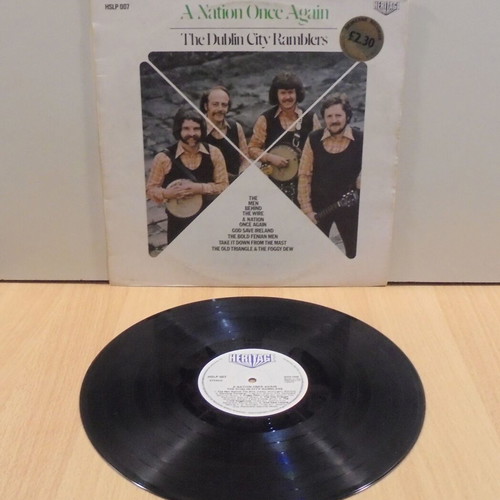 The Dublin City Ramblers A Nation Once Again vinyl record 33 rpm 1974 used