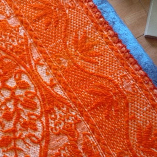 Malino blanket with pile 1.60x2.00 vintage, new