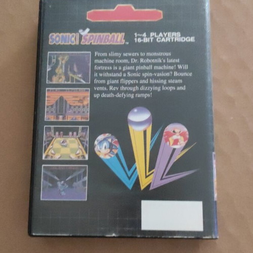 Sonic Spinball Sega game used