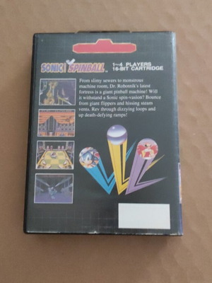 Sonic Spinball Sega game used
