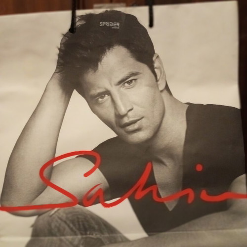 Sakis Rouvas Collectible Paper Bag like new, Sprider Stores 2010