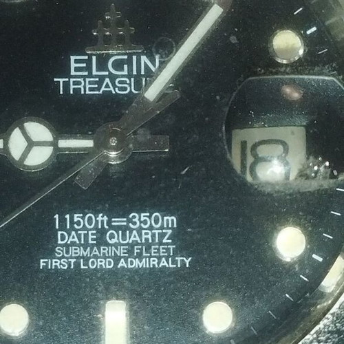 Elgin Treasure FK-272-A wristwatch, 350m, Japanese Domestic Market