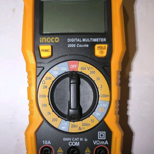 Ingco DM200 and DM2002 multimeters used with probes