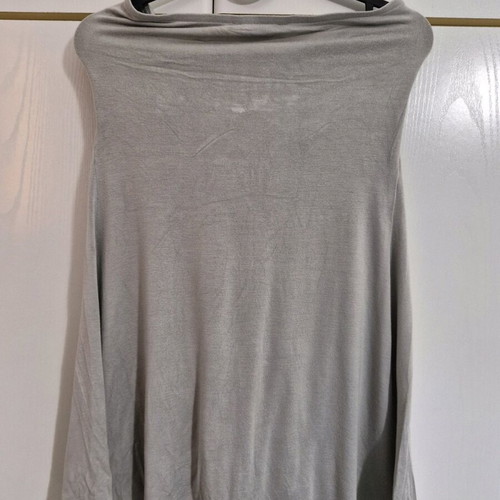 Sky dress short strapless used, grey with stones on bust