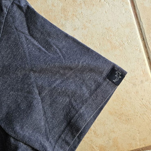 T-shirt dark blue with print, like new, XXL