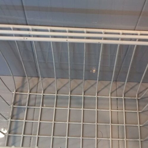Storage basket used with hooks and handle
