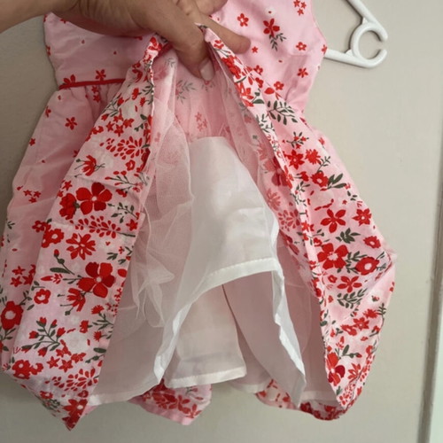 Dress new with lining and tulle, size 92 for 2 years old