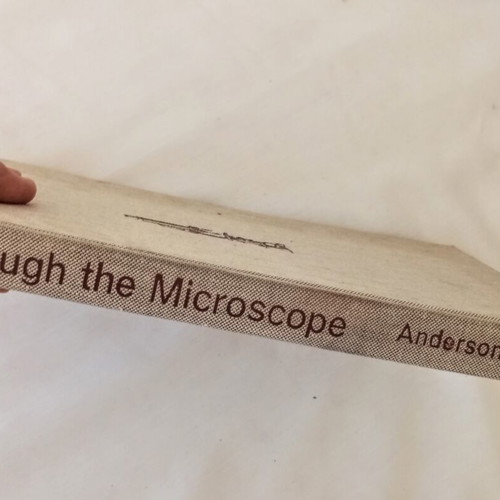 Through the Microscope vintage science book used